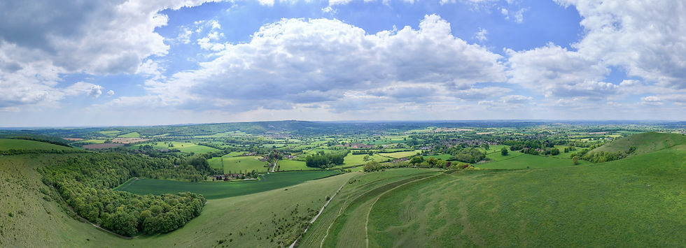 Pano of Hambledon Hill