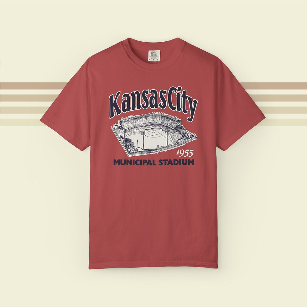 Thumbnail: KC Municipal Stadium Baseball T-Shirt