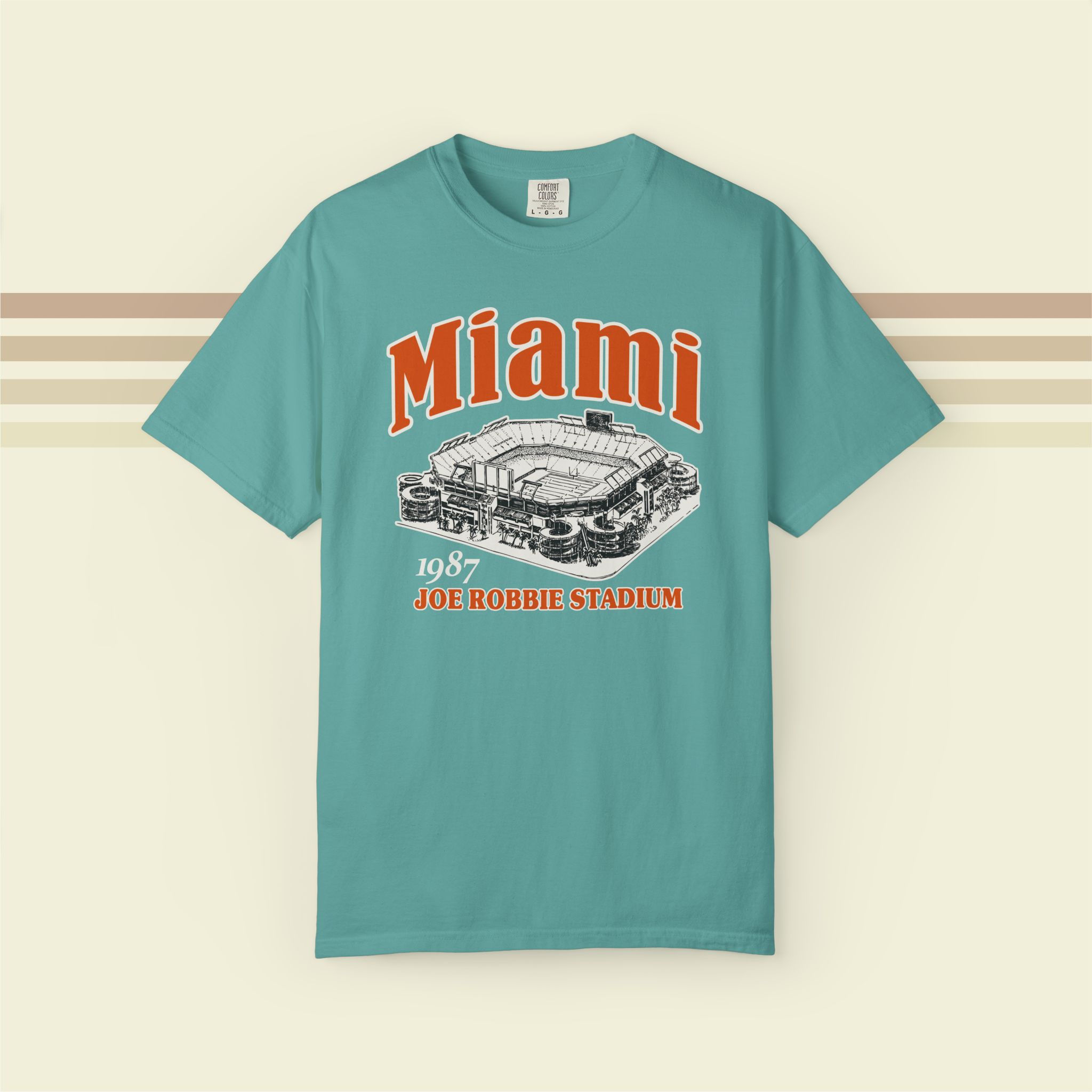 Miami Joe Robbie Stadium Football T-Shirt