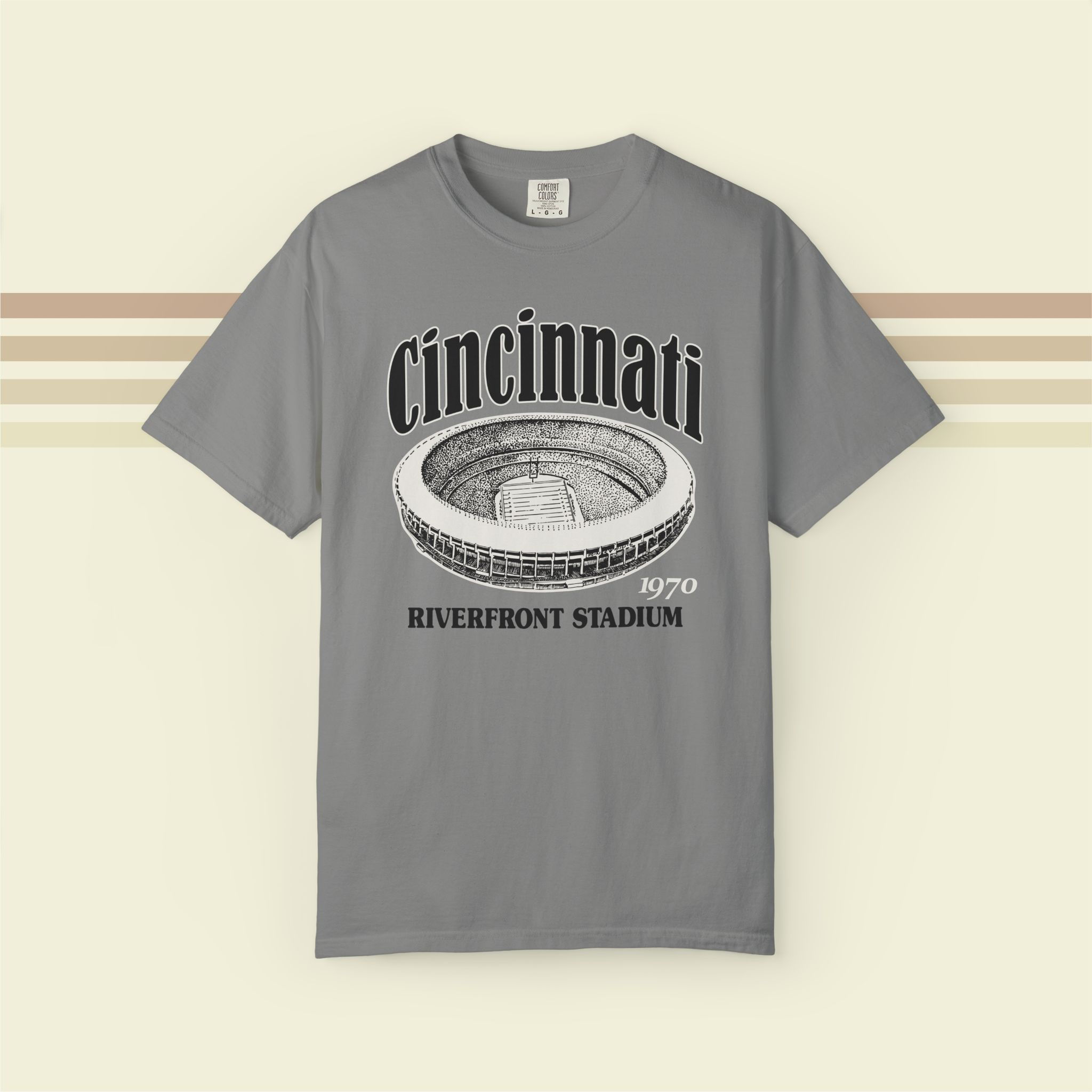 Riverfront Stadium Football T-Shirt