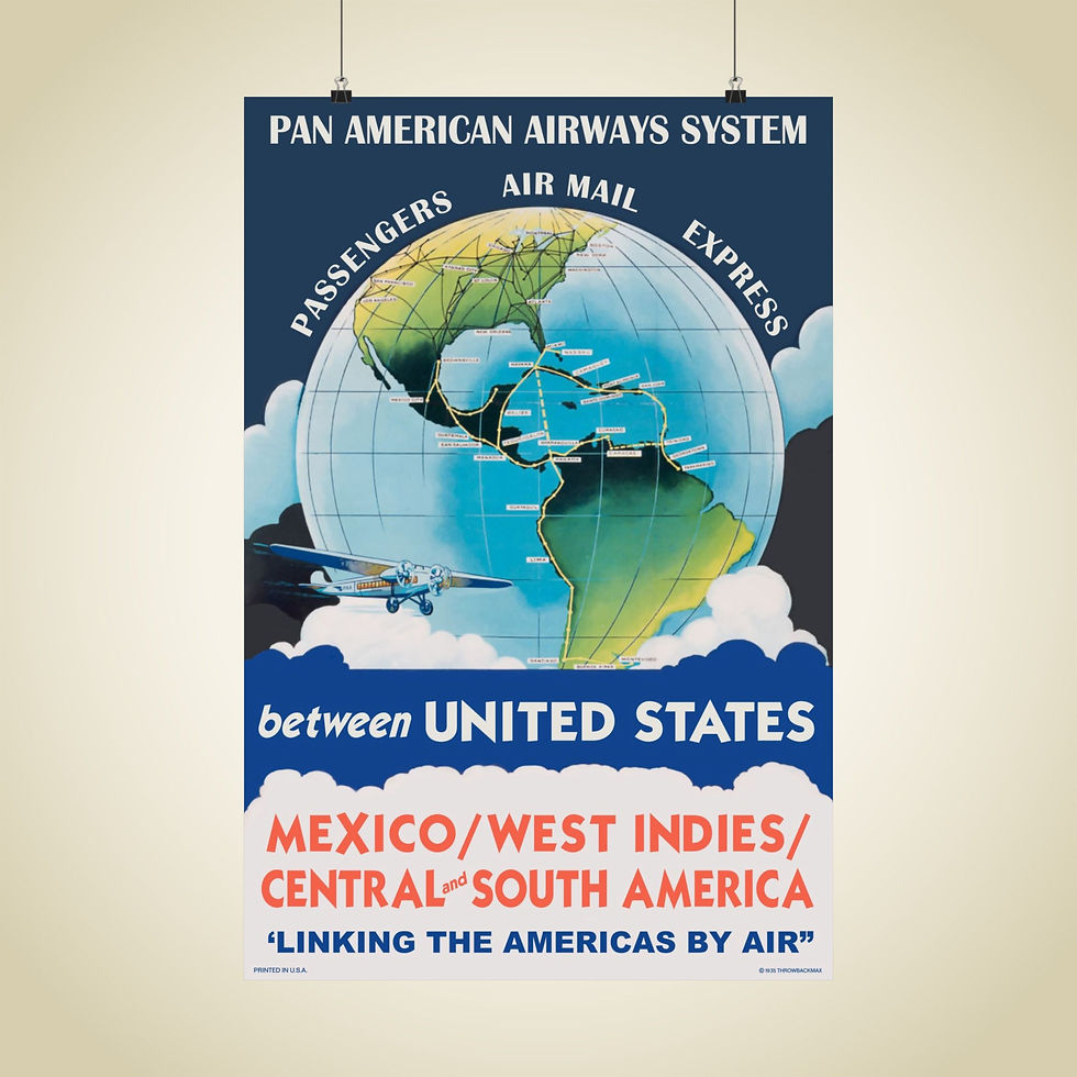 PAA 1935 Matte Aviation Poster
