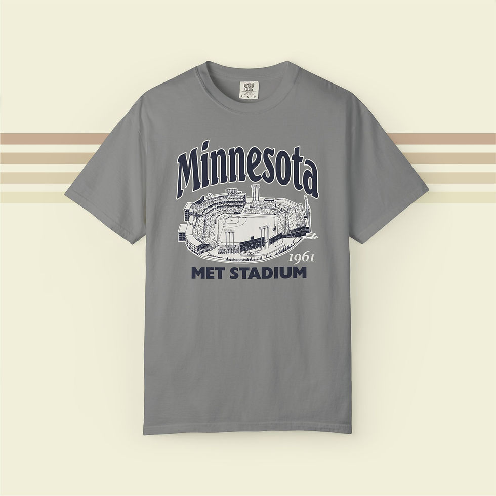 Thumbnail: Metropolitan Stadium Baseball T-Shirt