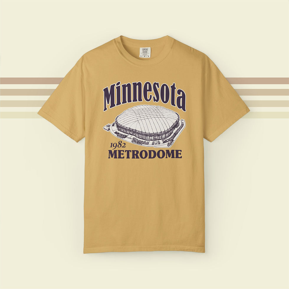 Thumbnail: The Metrodome Football T-Shirt