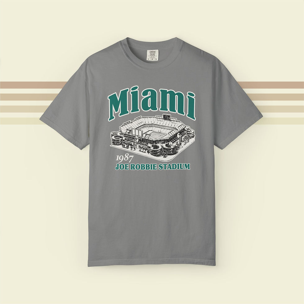 Thumbnail: Miami Joe Robbie Stadium Football T-Shirt