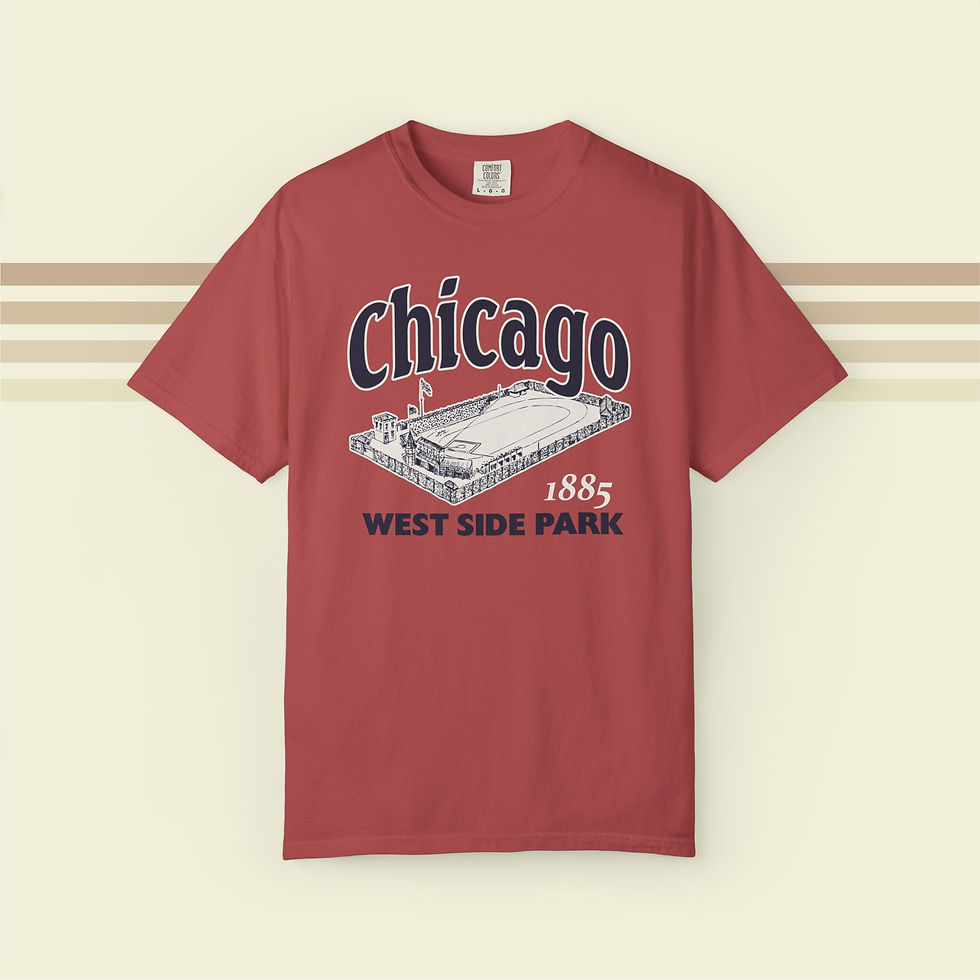 Thumbnail: Chicago West Side Park Baseball T-Shirt