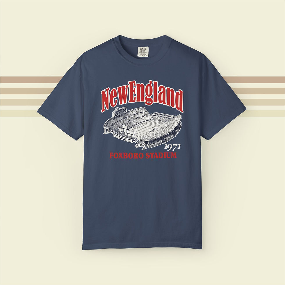 Thumbnail: Foxboro Stadium Football T-Shirt