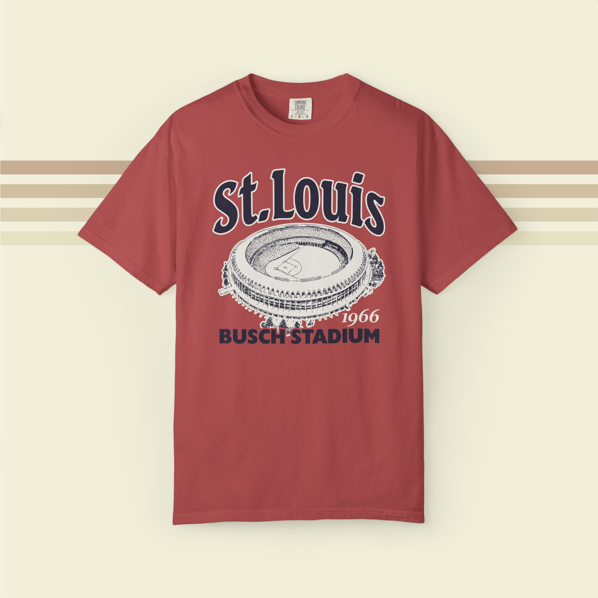 St. Louis Busch Stadium Baseball T-Shirt