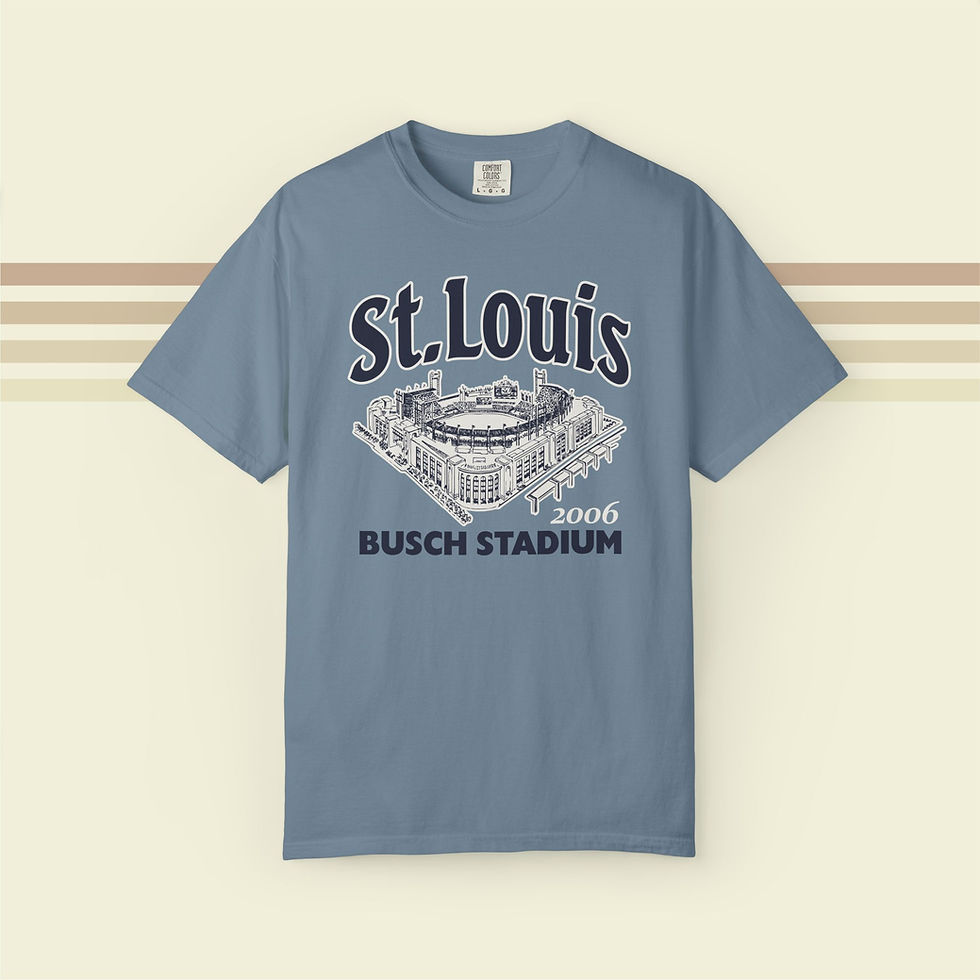 Thumbnail: St. Louis Busch Stadium Baseball T-Shirt