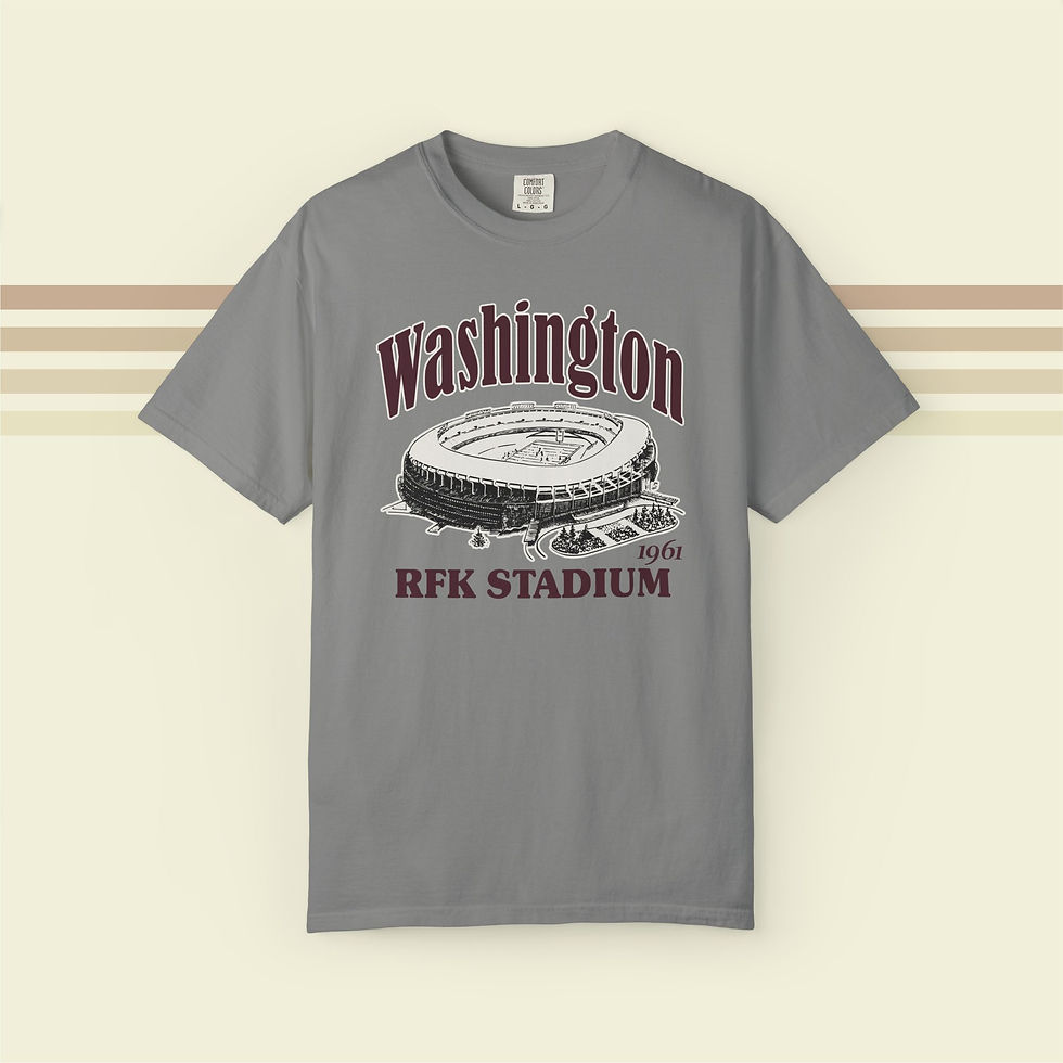 Thumbnail: RFK Stadium Football T-Shirt