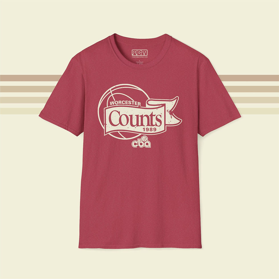 Thumbnail: Worcester Counts Basketball T-Shirt 