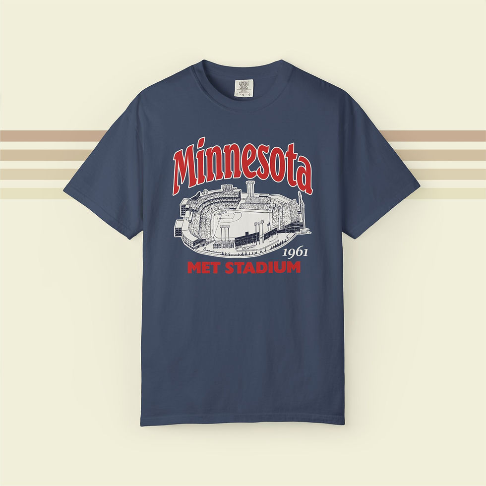 Thumbnail: Metropolitan Stadium Baseball T-Shirt
