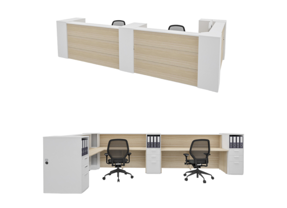 Thumbnail: Salon Reception Counter - L-Shape