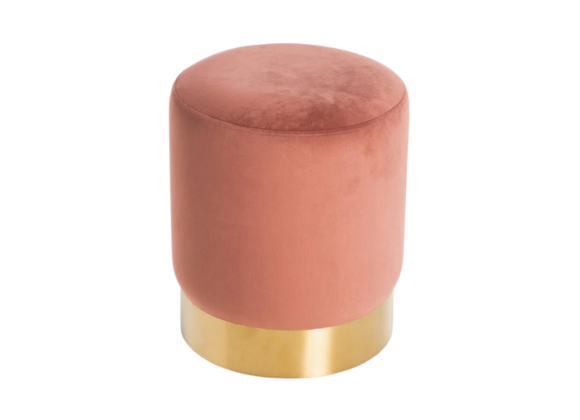 Thumbnail: Neptune Velvet Ottoman