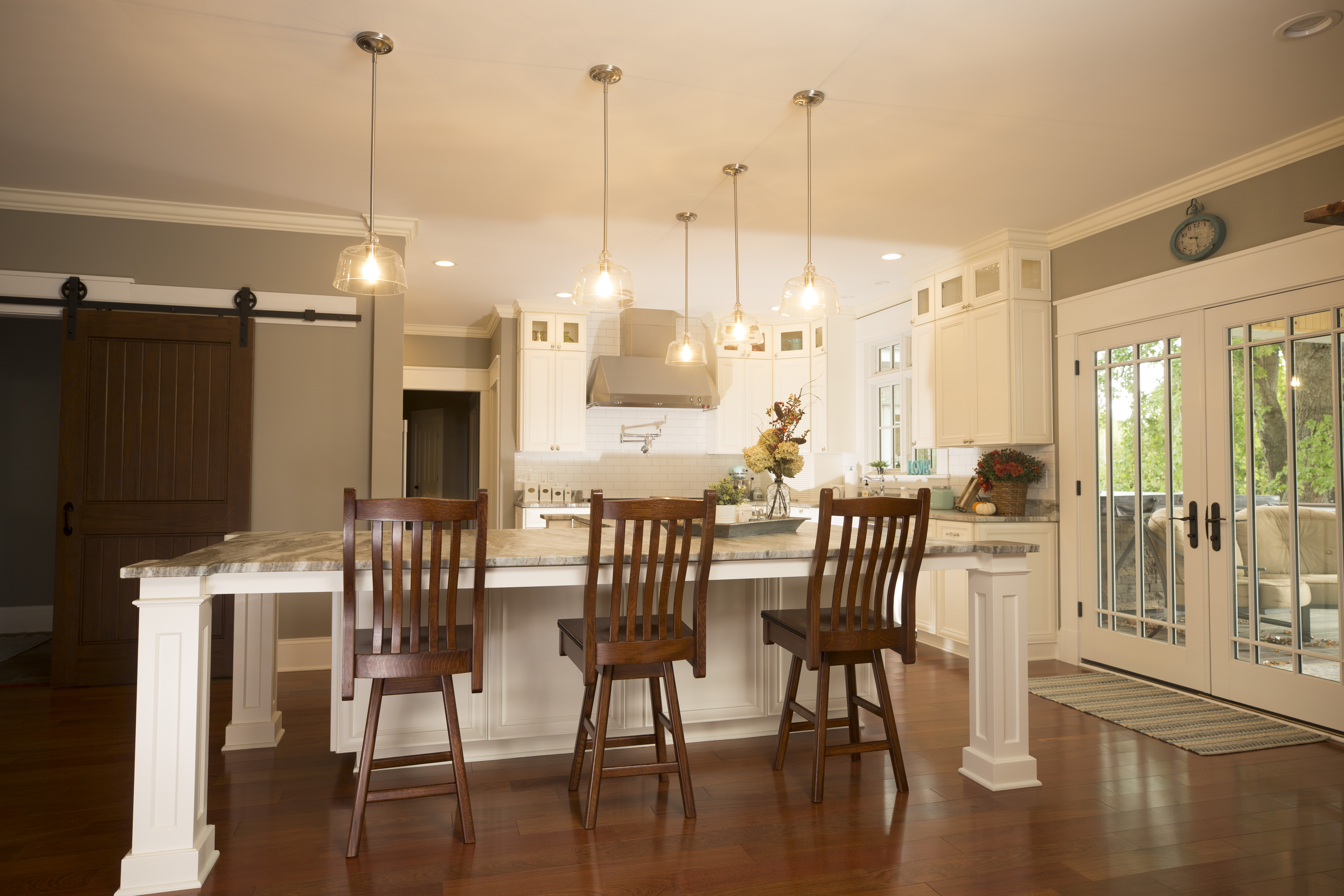 Large Painted White Kitchen
