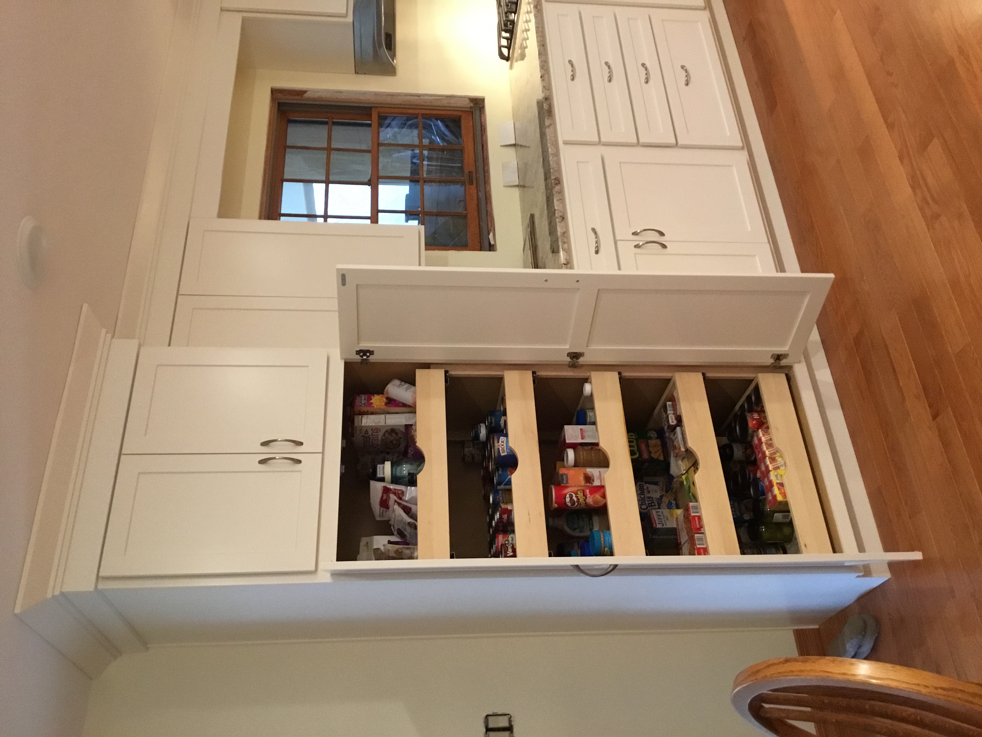 Pantry with Roll trays
