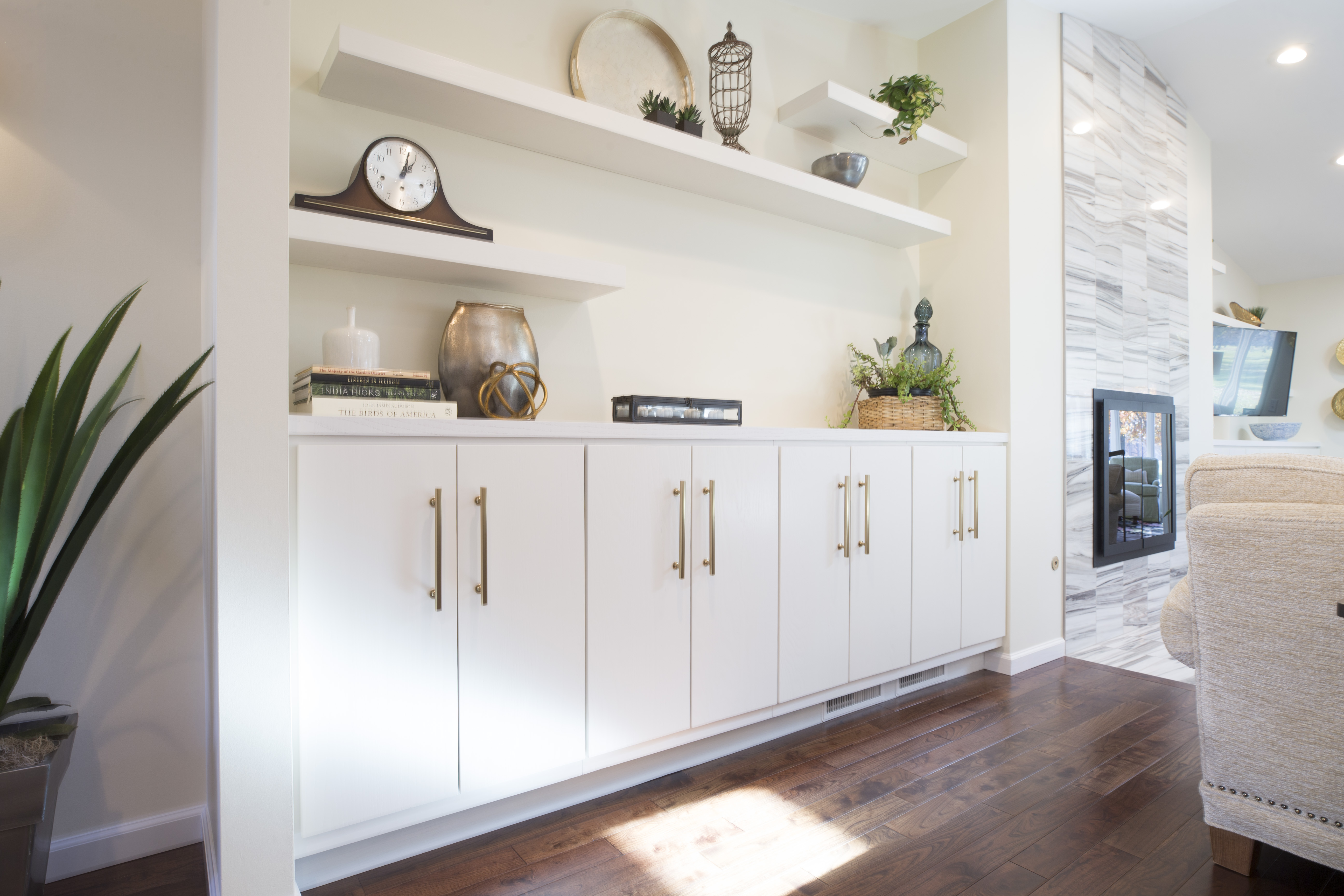 Floating Entertainment Wall