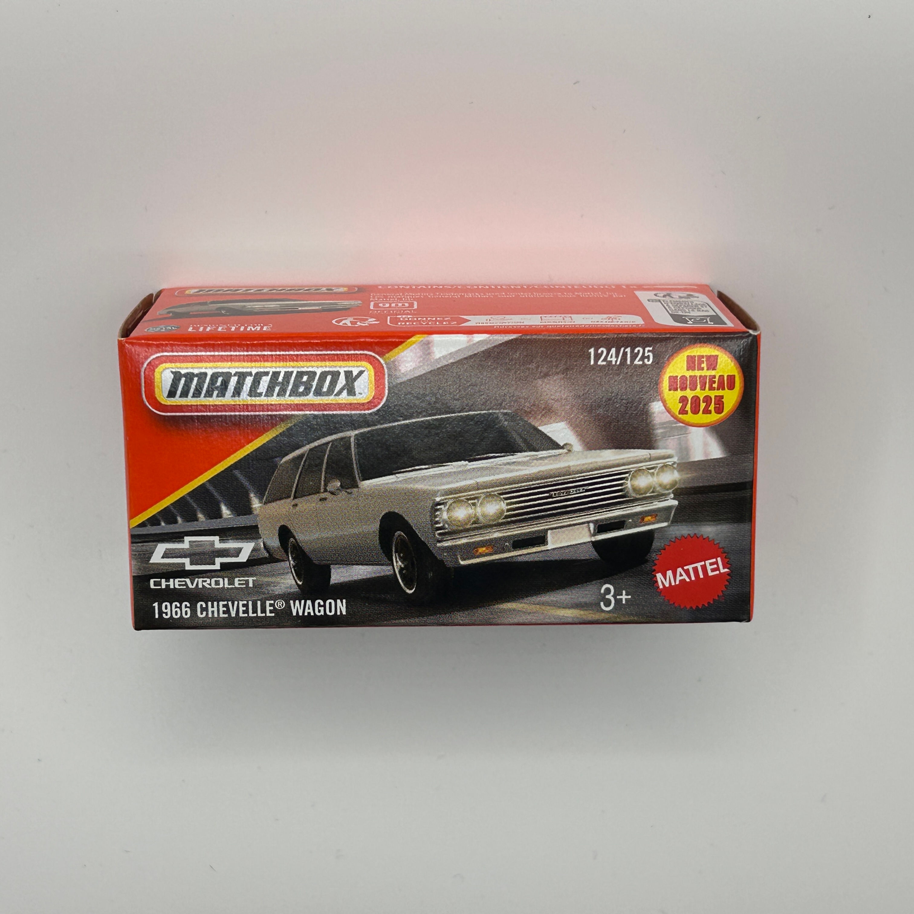Matchbox 1966 Chevelle Wagon 1:64 Diecast car