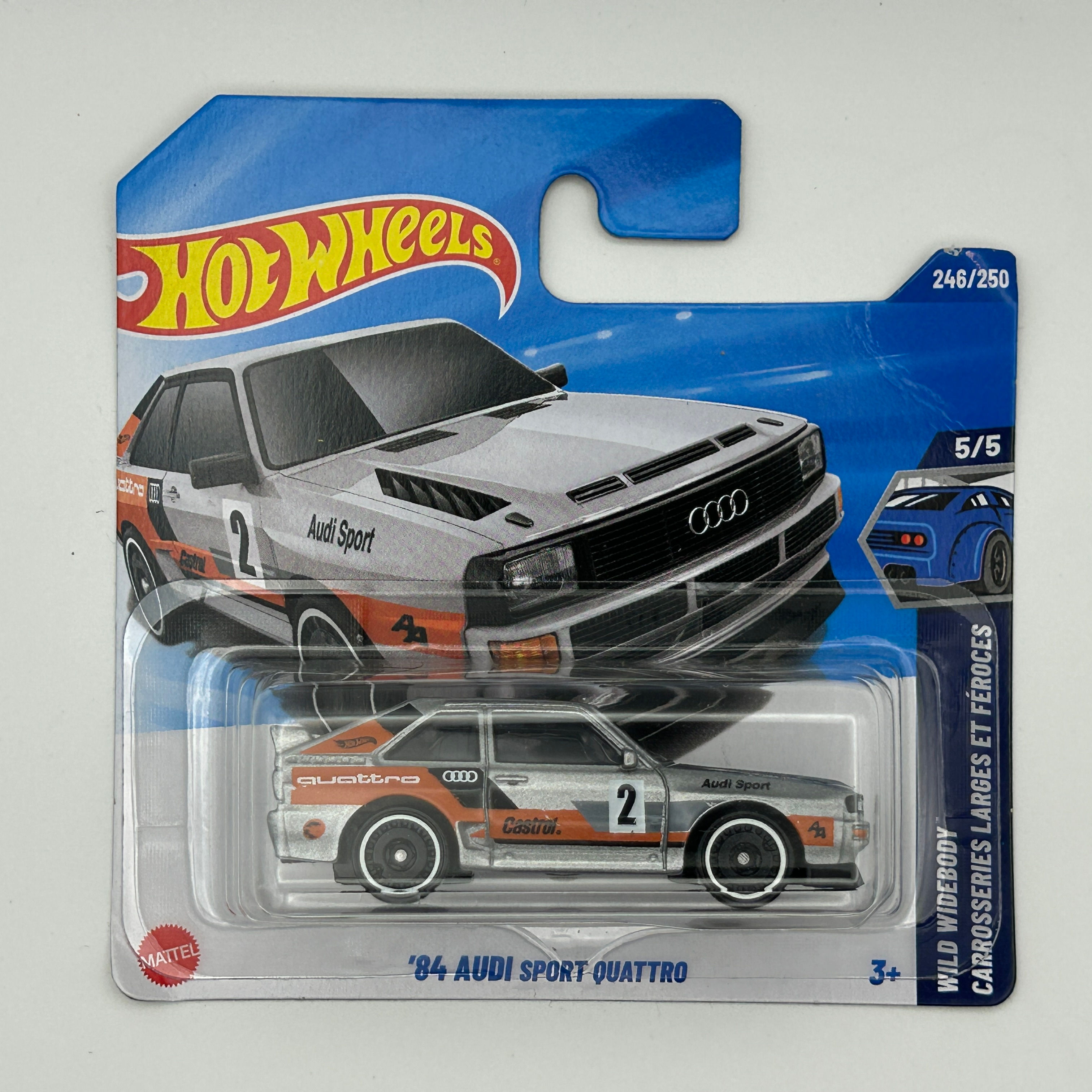 Hot Wheels 84 Audi Sport Quattro 1:64 Diecast car