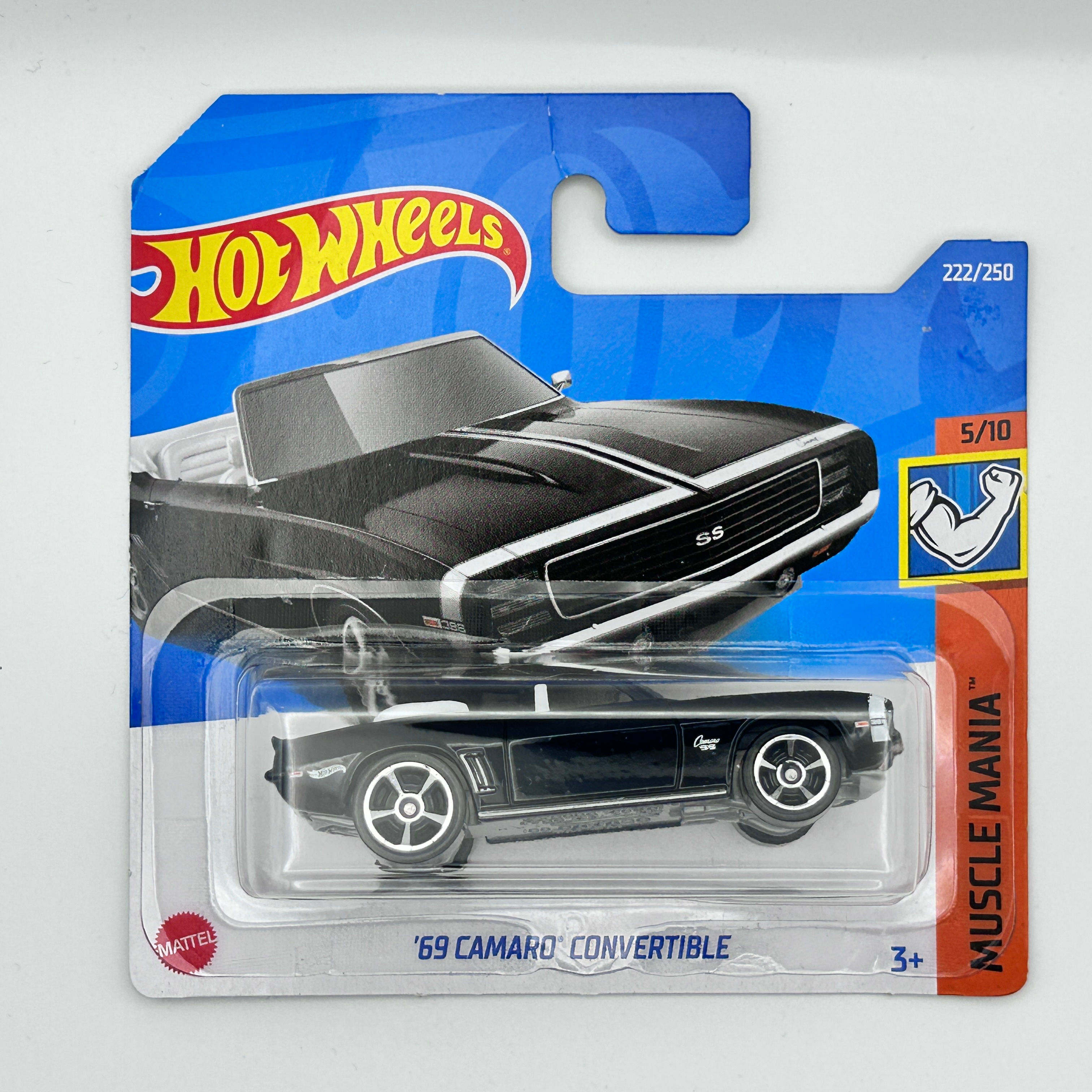 Hot Wheels 69 Camaro Convertible 1:64 Diecast car