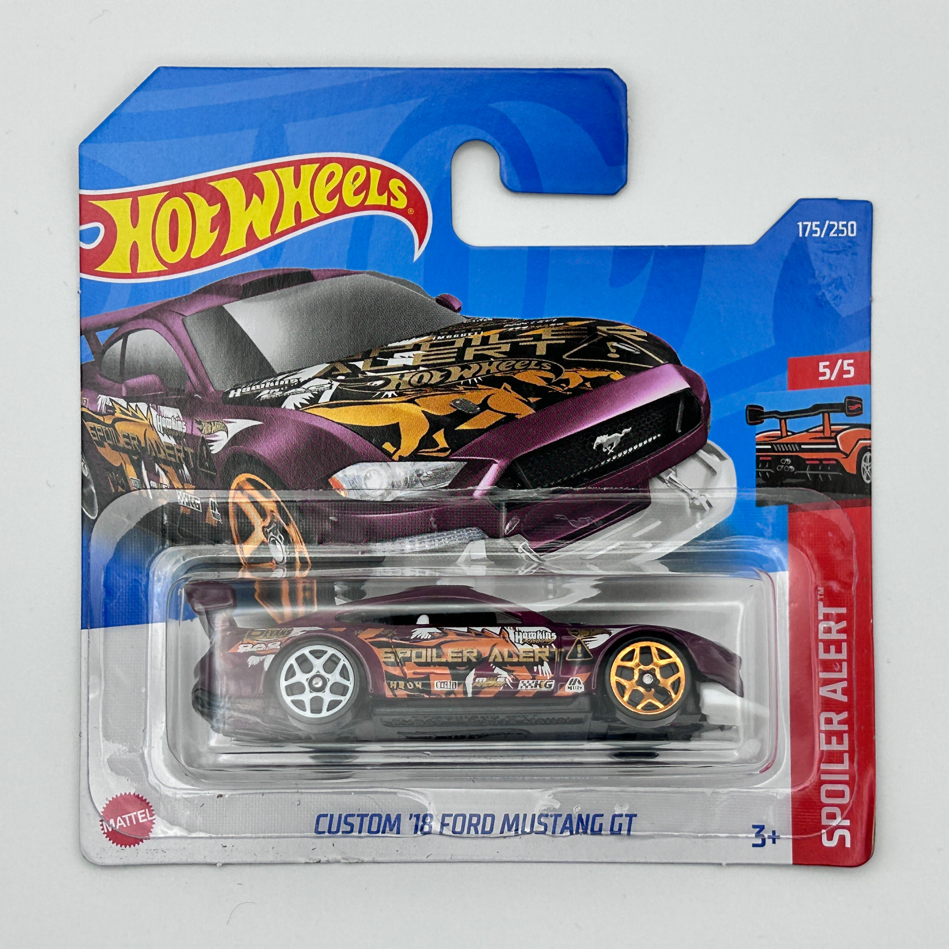 Hot Wheels Custom 18 Ford Mustang GT 1:64 Diecast car