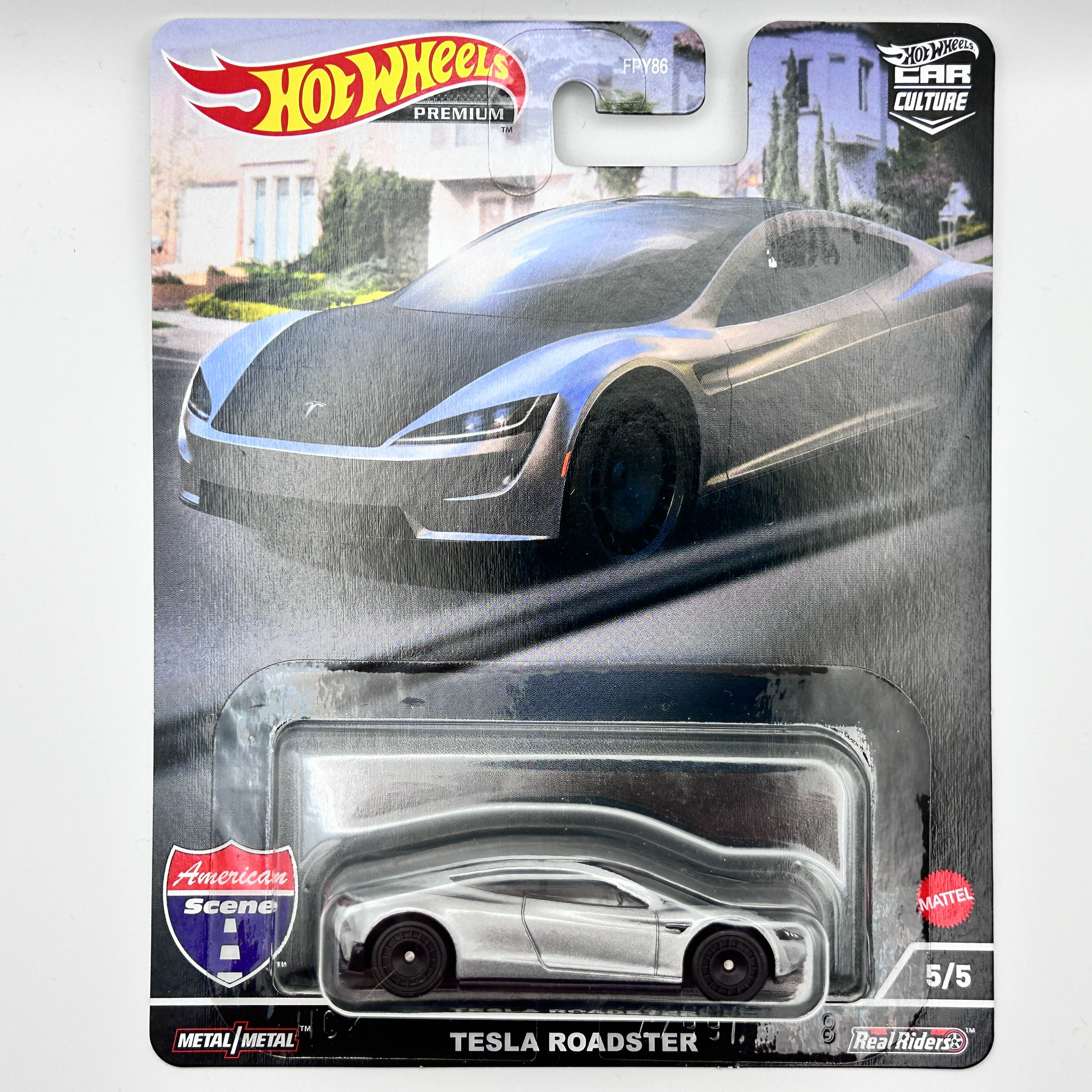 Hot Wheels Premium Car Culture Tesla Roadster 1:64 Diecast car