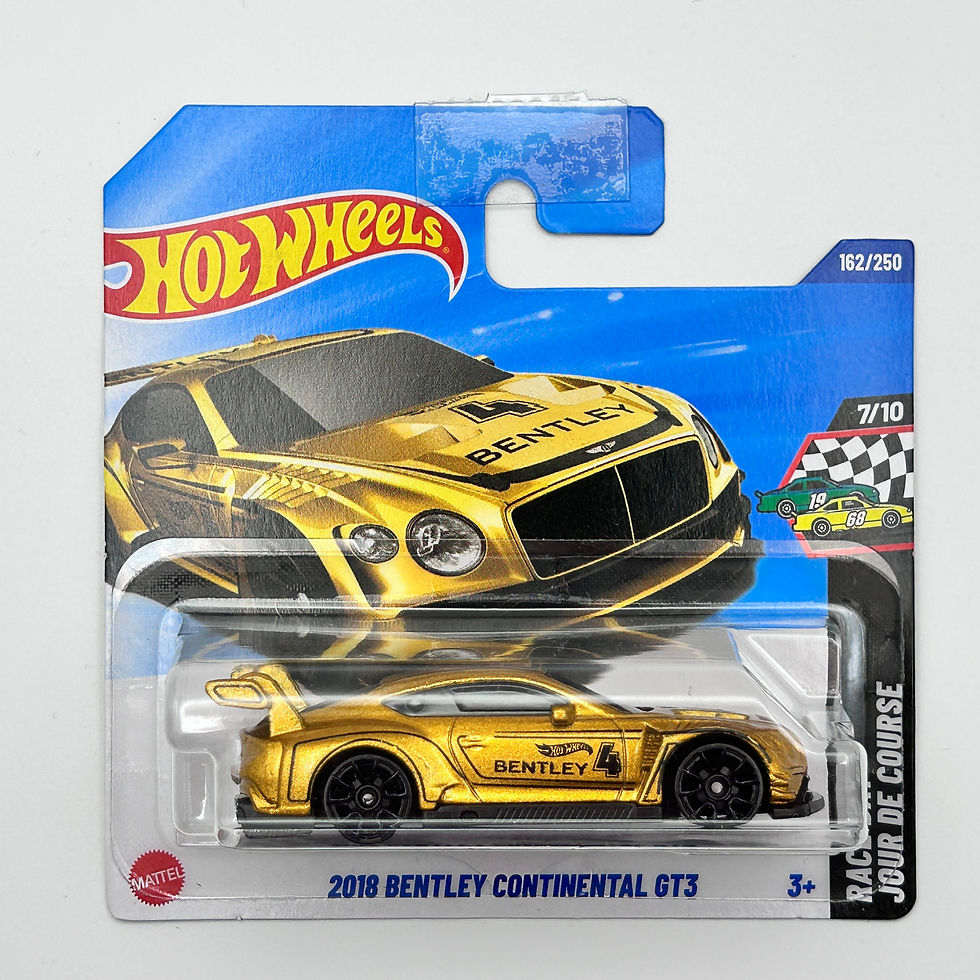 Hot Wheels 2018 Bentley Continental GT3 1:64 Diecast car