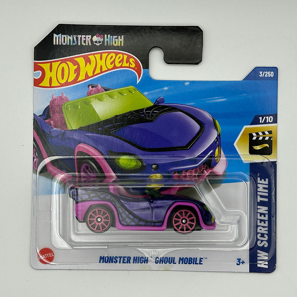 Hot Wheels Monster High Ghoul Mobile 1:64 Diecast car