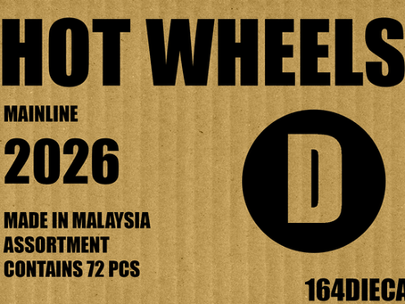 Hot Wheels 2026 D Case Mainline Models – Full Contents List