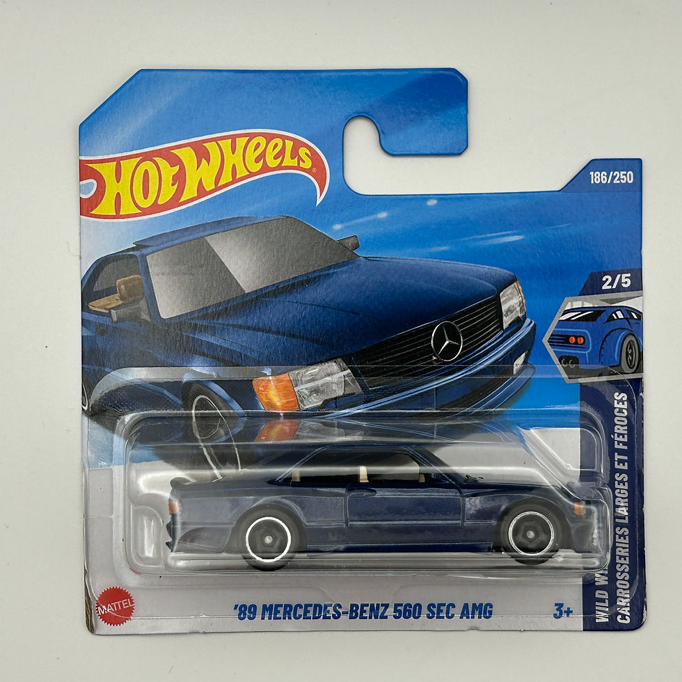 Hot Wheels 89 Mercedes-Benz 560 SEC AMG 1:64 Diecast car