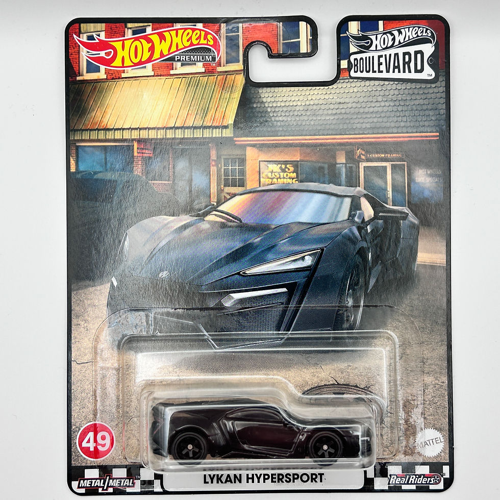 Hot Wheels Premium Boulevard Lykan Hypersport 1:64 Diecast car