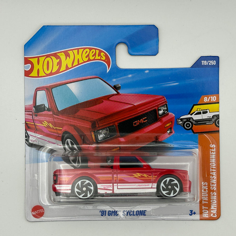 Hot Wheels 91 GMC Syclone 1:64 Diecast car