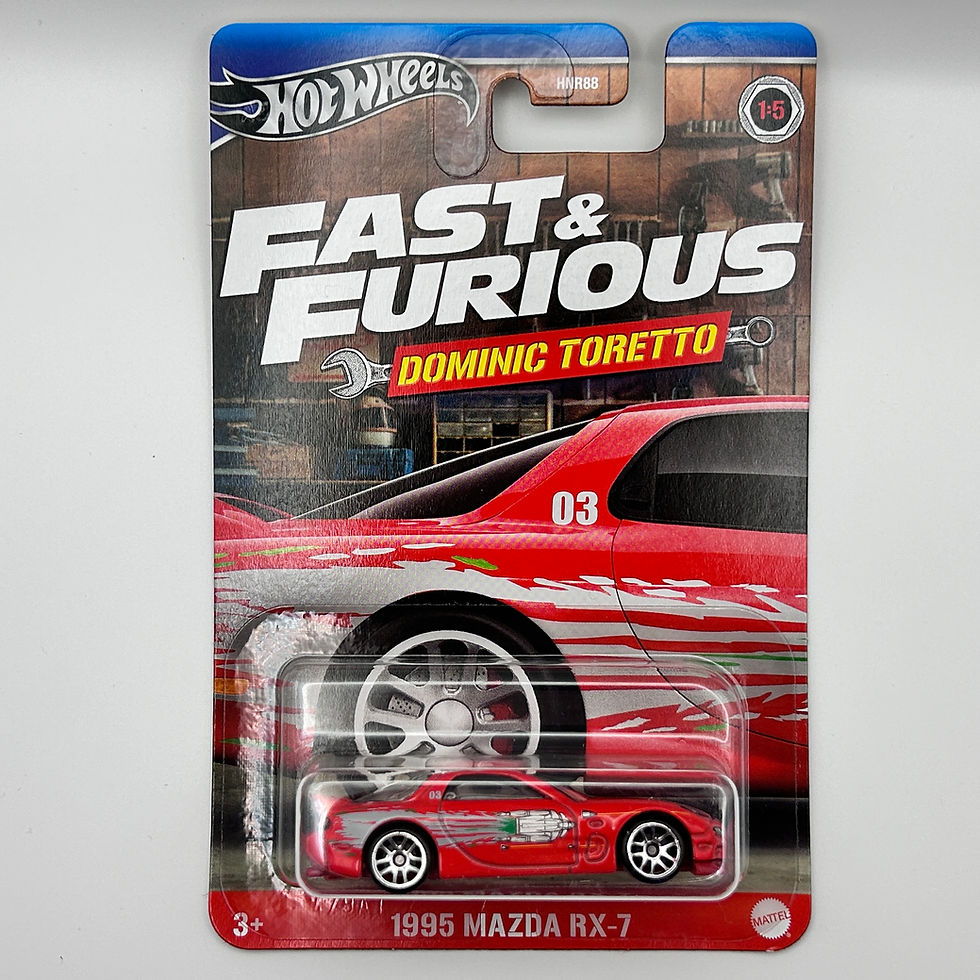 Hot Wheels Fast & Furious 95 Mazda Rx-7 1:64 scale Diecast model car