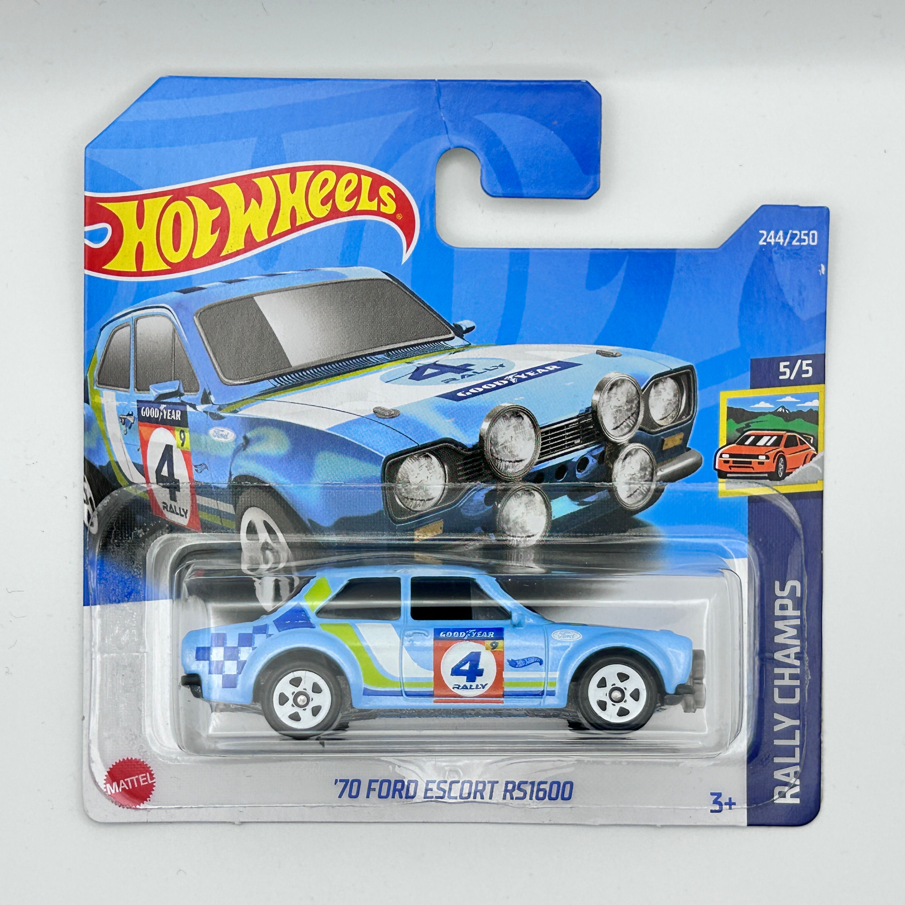 Hot Wheels 70 Ford Escort RS1600 1:64 Diecast car