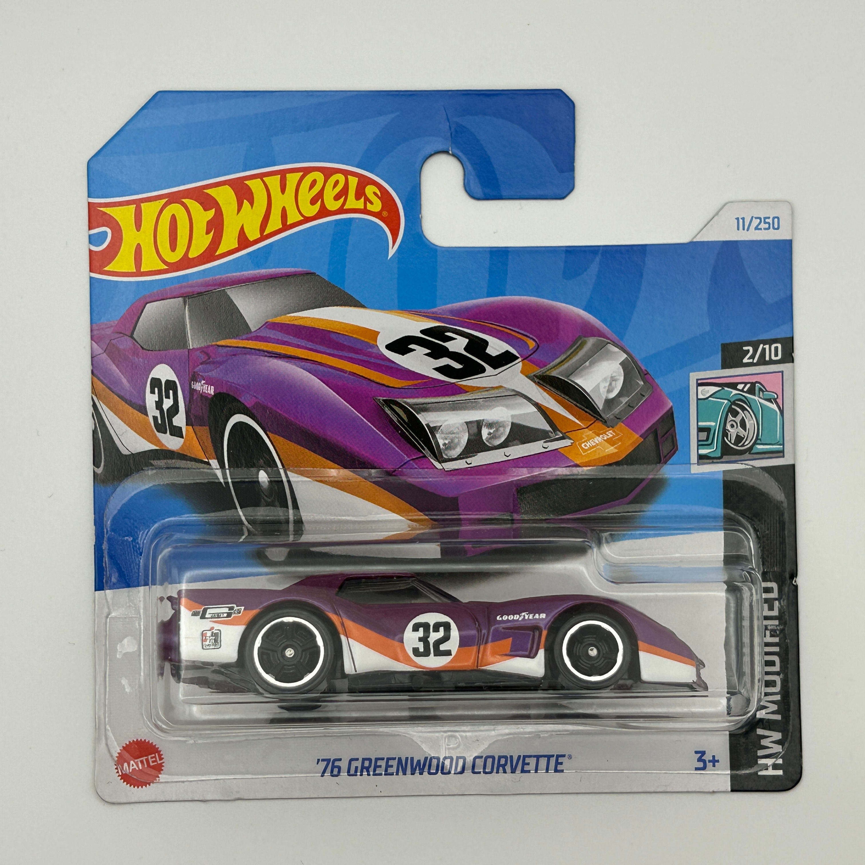 Hot Wheels 76 Greenwood Corvette 1:64 Diecast car