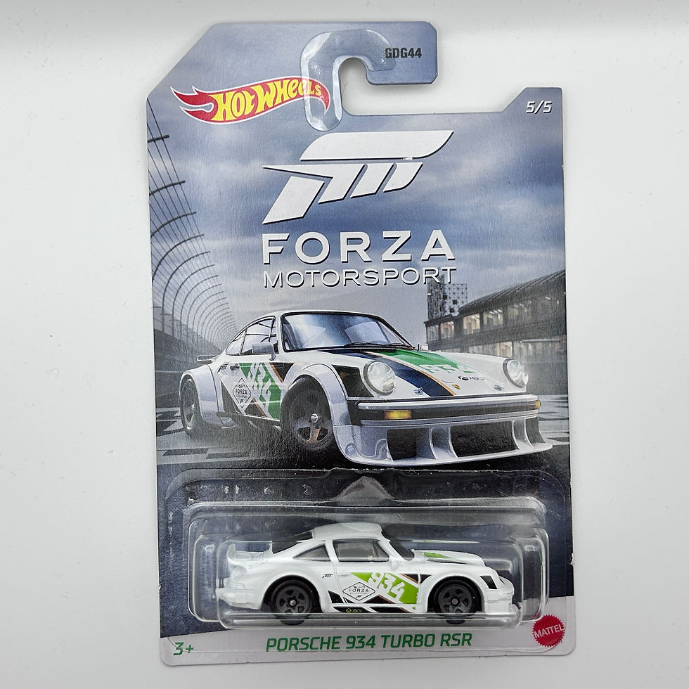 Hot Wheels Forza Motorsport Porsche 934 Turbo RSR 1:64 Diecast car