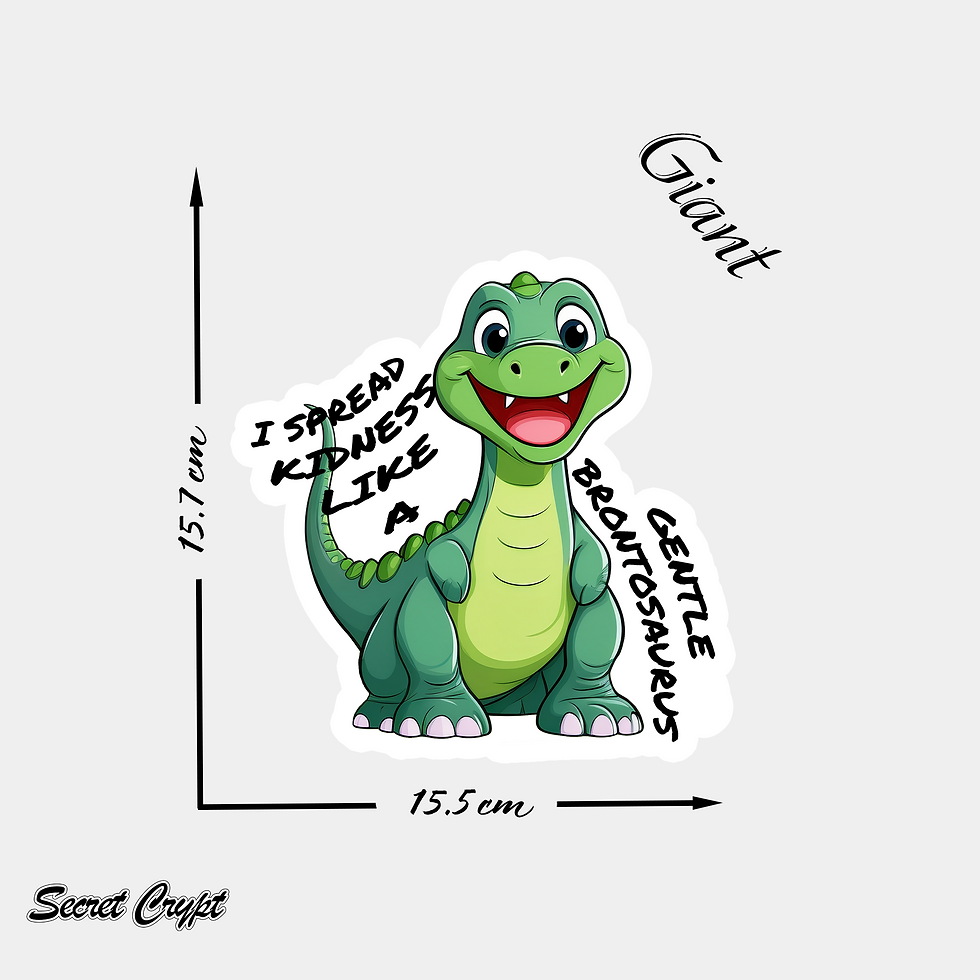 Thumbnail: Bronto - Kindness Benny Dino Affirmation Stickers #24