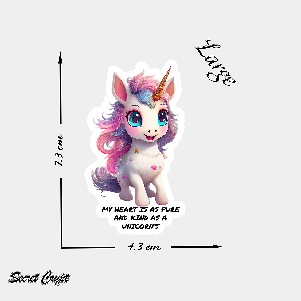 Thumbnail: Pure Heart Unicorn Affirmation Stickers #4