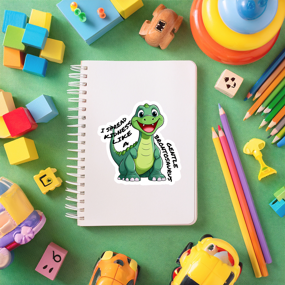 Thumbnail: Bronto - Kindness Benny Dino Affirmation Stickers #24