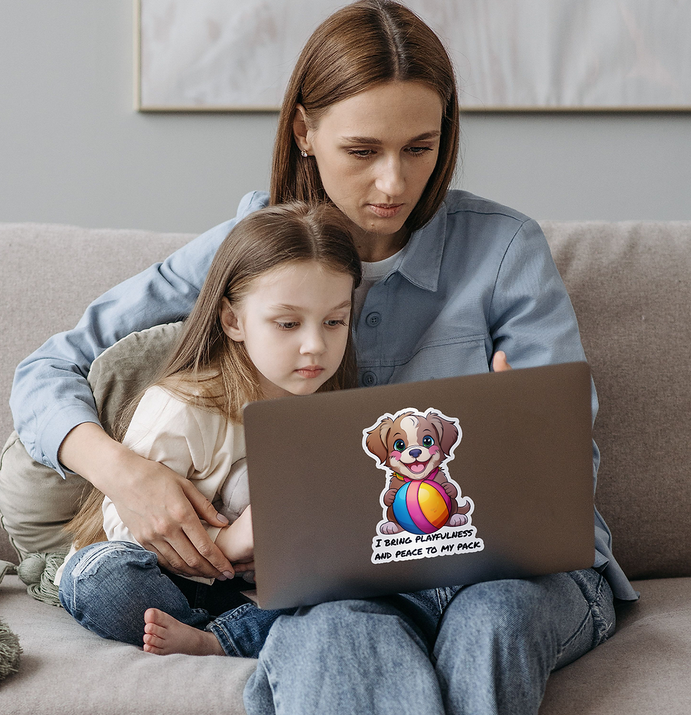 Thumbnail: Puppy Affirmation Set, for Kids, Sticker with Personalized Envelope and Story