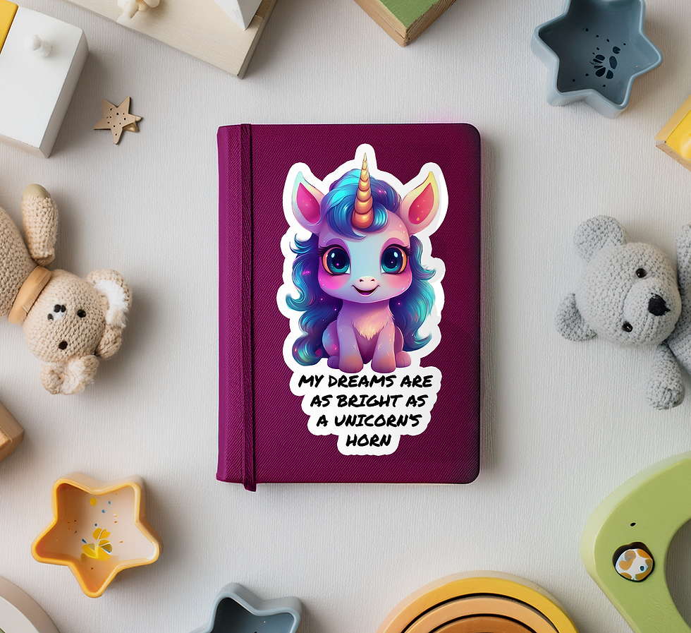 Thumbnail: Dream Shine Unicorn Affirmation Stickers #3