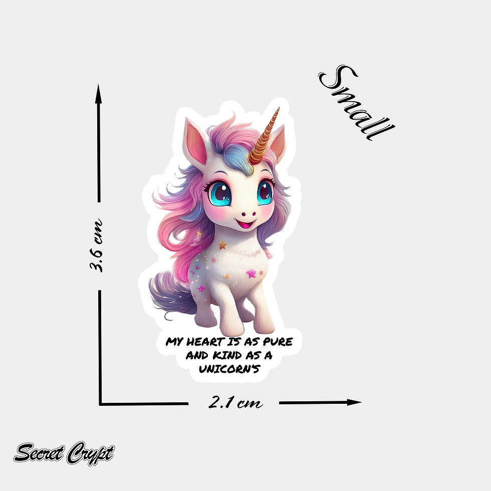 Thumbnail: Pure Heart Unicorn Affirmation Stickers #4