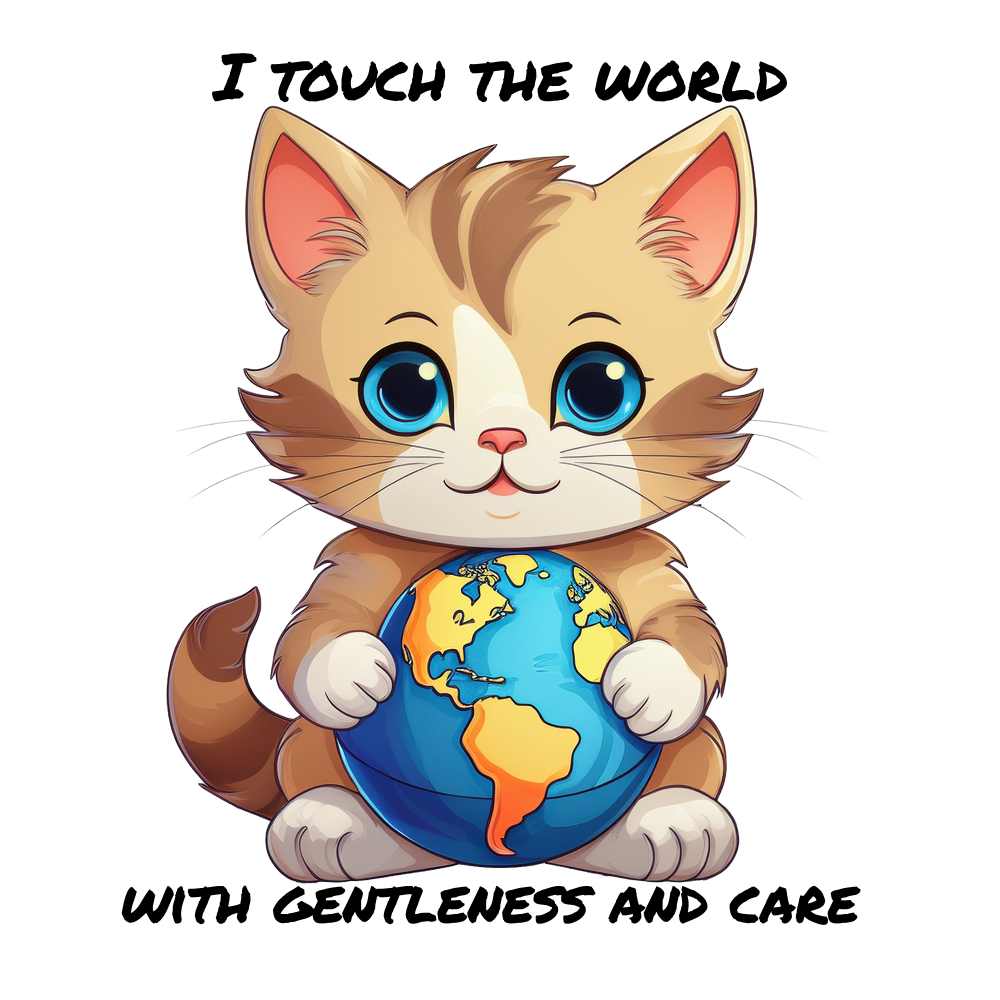 Petal, Gentle Paw Kitten Affirmation Sticker for Kids + Story
