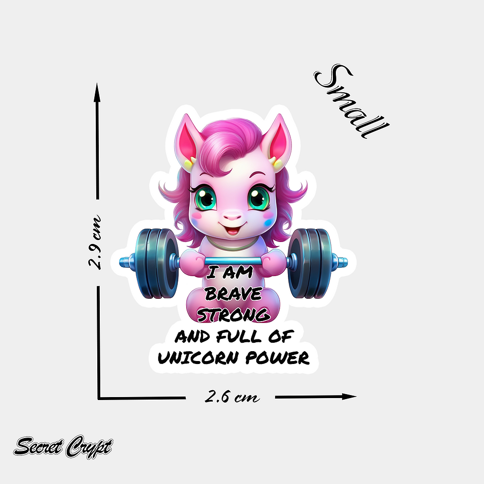 Thumbnail: Unicorn Power Unicorn Affirmation Stickers #10