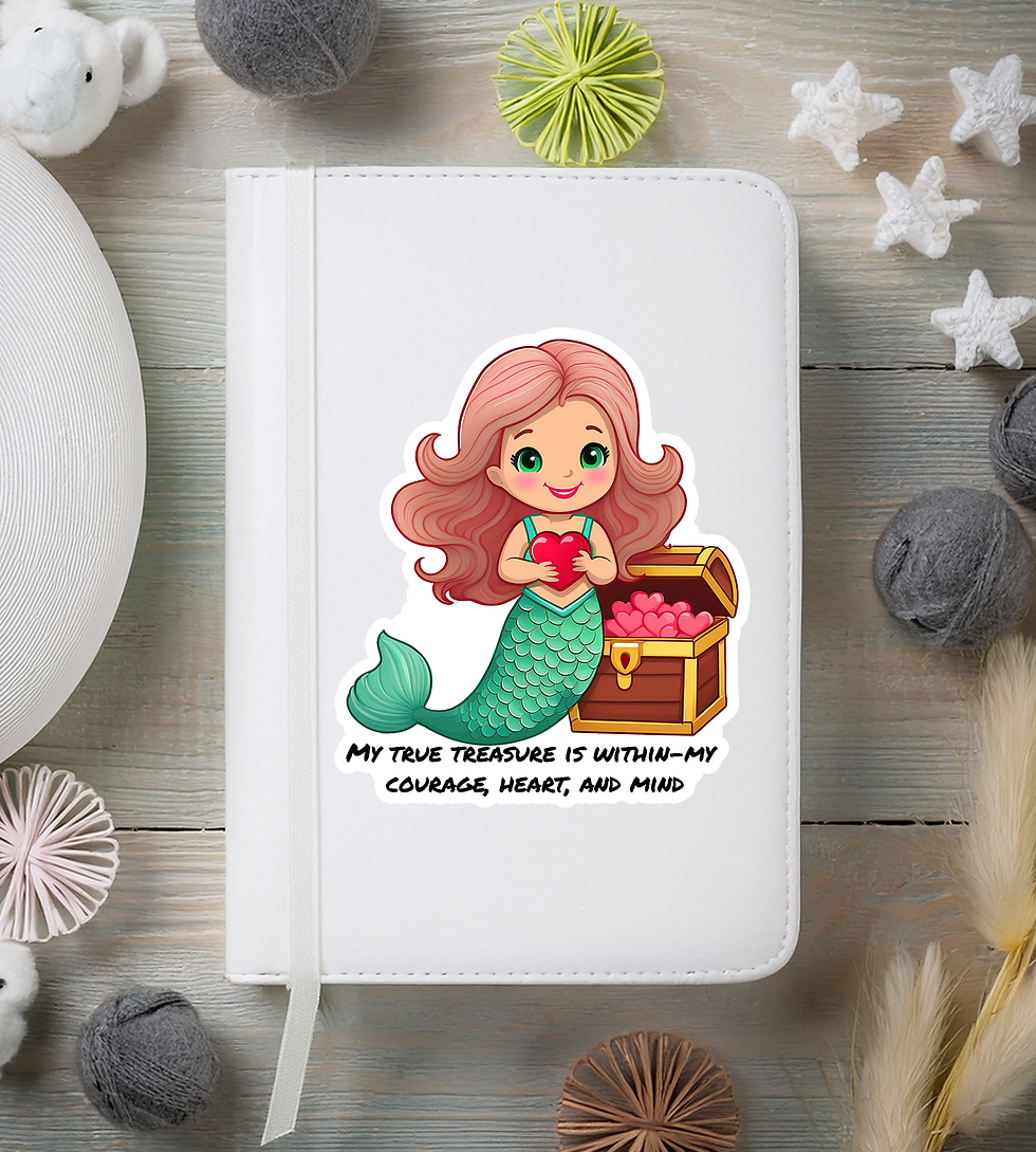Thumbnail: Treasure Keeper Mermaid Affirmation Stickers #8