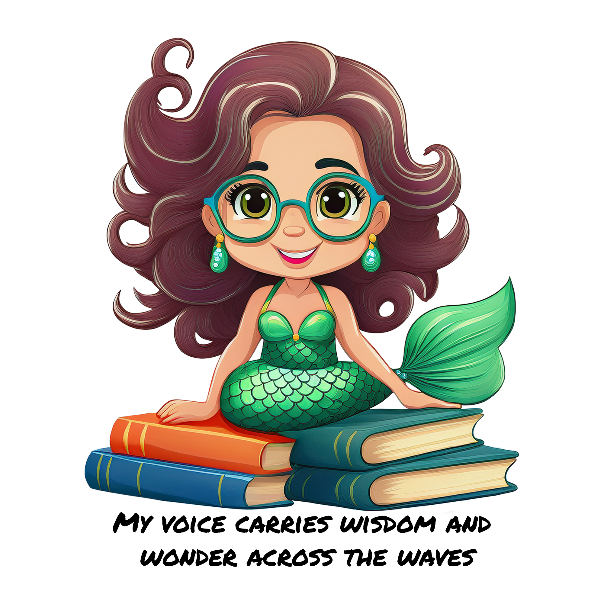 Ocean Voice Mermaid Affirmation Stickers #3