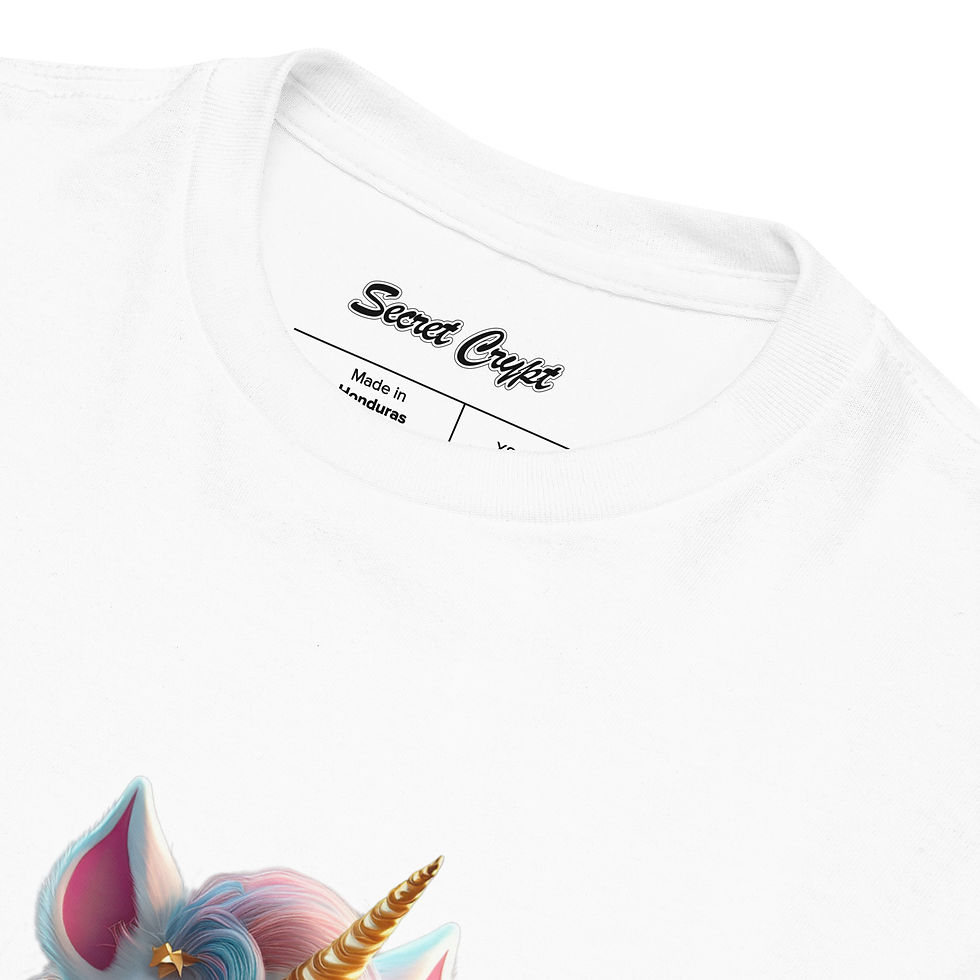 Thumbnail: Youth Classic Tee Unique Gleam Unicorn Affirmation T-shirt#5