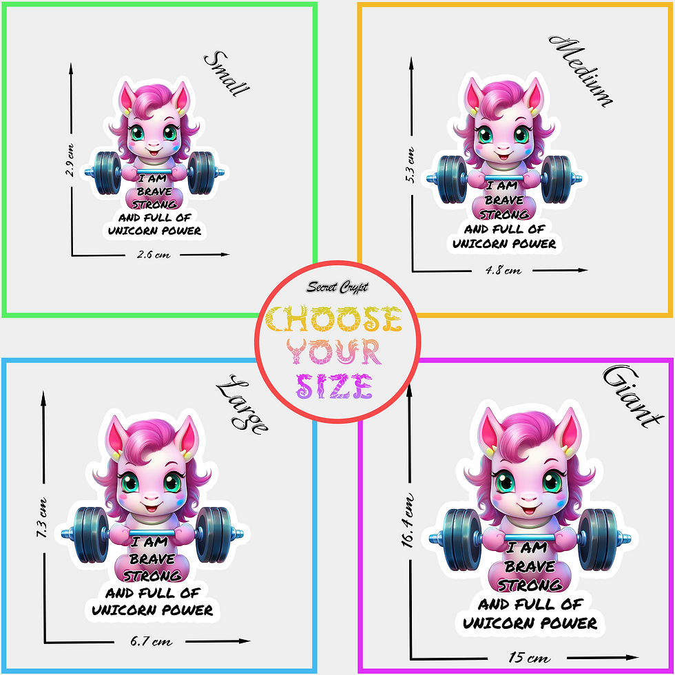 Thumbnail: Unicorn Power Unicorn Affirmation Stickers #10