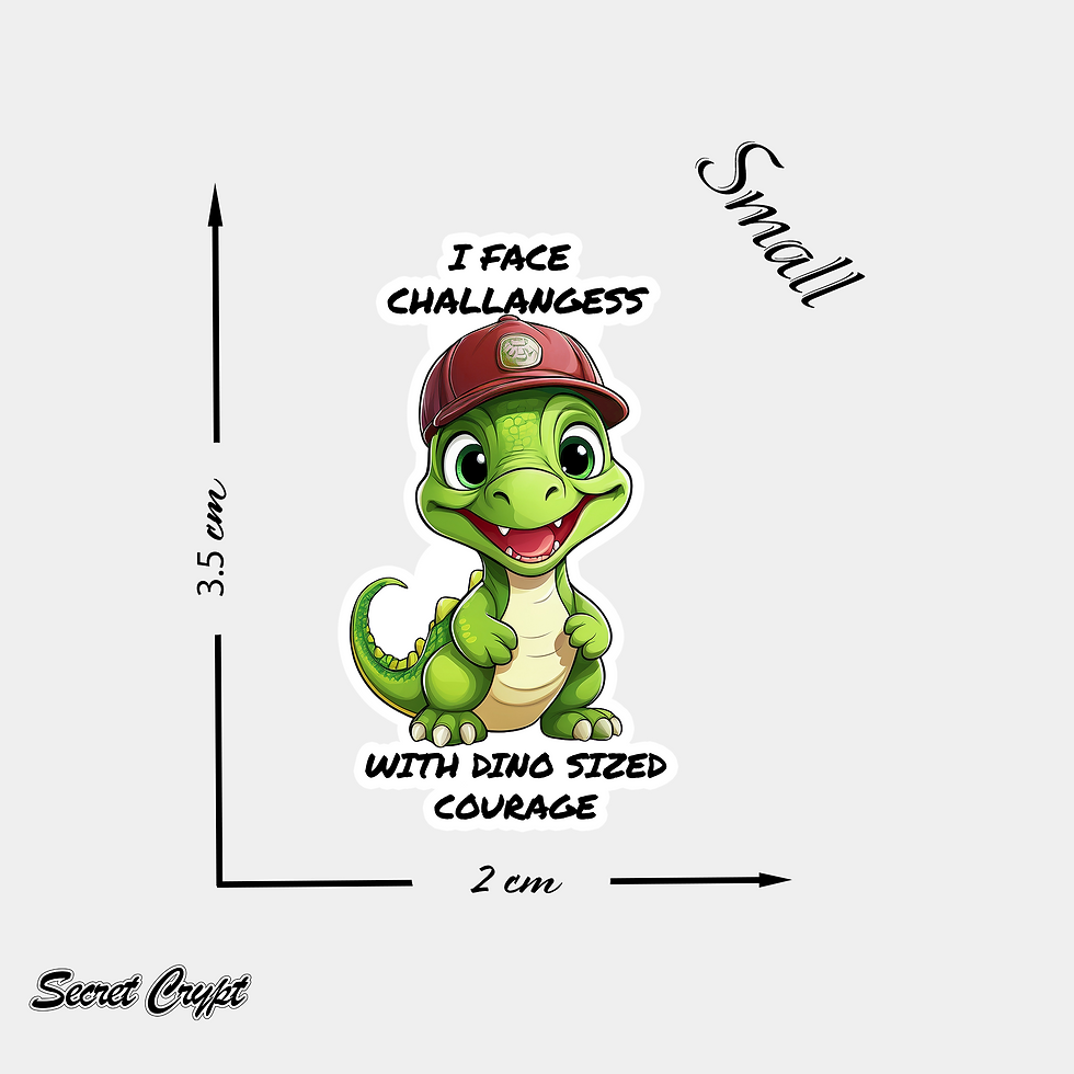 Thumbnail: Brachio Bravery Bella Dino Affirmation Stickers #9