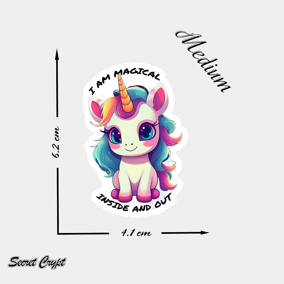 Thumbnail: Inner Glow Unicorn Affirmation Stickers #2