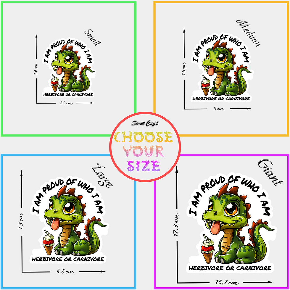 Thumbnail: Proud Fish Lover Pip Dino Affirmation Stickers #13